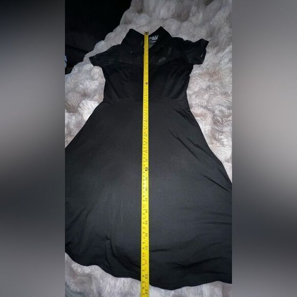 Killstar Goth Collar Sheer Dress, Size XSmall - Picture 13 of 16